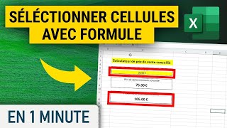 Comment sélectionner toutes les cellules contenant des formules sur Excel [upl. by Irianat320]