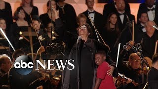 The moment Aretha Franklin stepped in for Pavarotti [upl. by Nairoc]