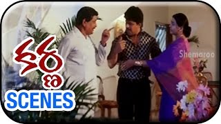 Karnaa Movie Scenes  Ravichandran Scolding Arjun  Arjun  Ranjitha  Vineetha [upl. by Adolph]