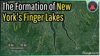 How New Yorks Finger Lakes Formed The Long amp Narrow Lakes [upl. by Lilyan]