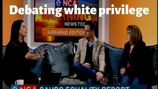 Debating white privilege with Terry OakleySmith [upl. by Odravde458]