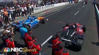 IndyCar Series EXTENDED HIGHLIGHTS Indy 500 Carb Day Pit Stop Competition  Motorsports on NBC [upl. by Millman]