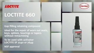 How to use LOCTITE 660  Retaining Compound [upl. by Anaxor276]