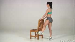 1 Leg Swings  Office Workout  Fully Fit by Runners World [upl. by Linell]