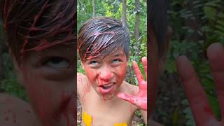 Survival Skills Simple but Useful In Forest survival bushcraft camping outdoors funny useful [upl. by Suravart]