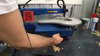 Testing Aldi Workzone Scroll Saw £5999 Same As Scheppach [upl. by Welsh]