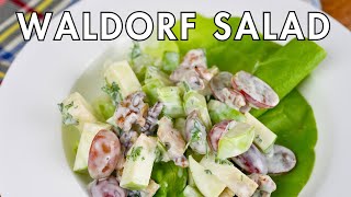 Classic Waldorf Salad Your Path to Gourmet Delight [upl. by Enneira934]