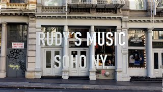 Rudy´s Music Store SOHO New York [upl. by Kenti136]