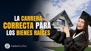 QUE CARRERA ESTUDIAR EN BIENES RAICES [upl. by Acenahs]