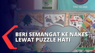 Peringati HUT Ke76 RI Siswa MAN 6 Kepanjen Beri Semangat Nakes Lewat Puzzle Hati [upl. by Millford]