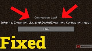 Fix connection reset error in minecraft 1181  internal exception javanetsocketexception 2022 [upl. by Leuams]