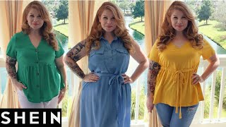 SHEIN Plus Size TryOn Haul  July 2023  shein sheincurve [upl. by Zina]