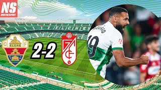 ELCHE 22 GRANADA Análisis del partido [upl. by Okiruy]