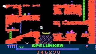 Spelunker  Classic Broderbund game for Atari XLXE [upl. by Ayenet]