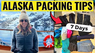 How to Pack for an Alaska Cruise and AVOID Overpacking [upl. by Feodor]