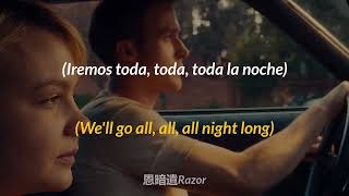 Kavinsky  Nightcall slowedreverb Letra en español DRIVE EDIT [upl. by Larner347]