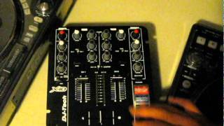 DJ Tech X10 USB DJ Mixer Soundcard Video Review [upl. by Anonyw]