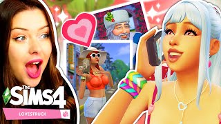 The Sims 4 Lovestruck But I Date EVERYONE on the Dating App [upl. by Netsrik]