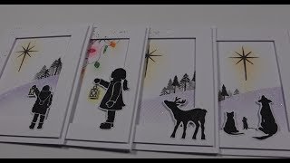 3D Christmas Cards with Cardio Stamps [upl. by Meadow830]