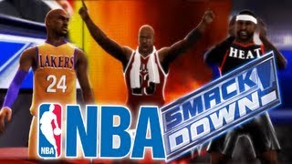 WWE 13 Michael Jordan vs Kobe Bryant vs LeBron James [upl. by Ardin]