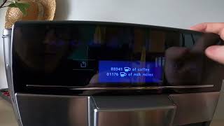 How To Check How Many Coffee you Had Made on your SIEMENS EQ6 plus s100 TE651319RW Coffee Machine [upl. by Beekman]