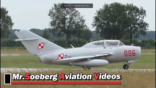 Unforgettable Sound of the Mig 15UTI taking off at Volkel [upl. by Acinej]