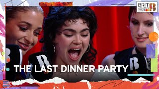 The Last Dinner Party React to their Rising Star BRIT Award  The BRIT Awards 2024 [upl. by Faso760]