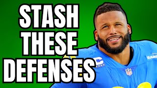 Stash These Defenses For The Fantasy Playoffs  2023 Fantasy Football [upl. by Mont]