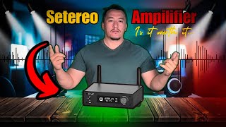 Arylic B50 Review Best Bluetooth Stereo Amplifier For Your Audio Setup  LIFE IN SPEED [upl. by Aromat654]