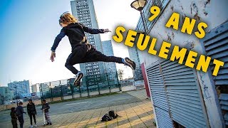 BRUCE 9 ANS  PRODIGE PARKOUR FREERUN [upl. by Roswald]