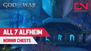 All Alfheim Nornir Chests Locations amp Solutions God of War Ragnarok [upl. by Afinom]