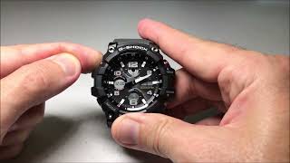 Casio GShock Set Alarms GSG1001A8 [upl. by Aztiray]