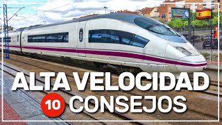 🚅 10 CONSEJOS para aprovechar el tren de ALTA VELOCIDAD en España al máximo 🇪🇸 158 [upl. by Ahsitauq]