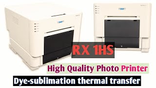 DNP Printer Model DSRX1HS Photo Printer  Full Specification Dye sublimation thermal printer [upl. by Zanahs]