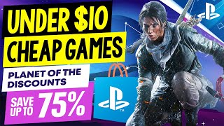 16 AMAZING PSN Game Deals UNDER 10 Planet of the Discounts SALE Great CHEAP PS4PS5 Games to Buy [upl. by Eednam]