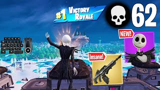 62 Elimination Solo Squads Gameplay Full Game Wins Fortnite Chapter 4 Season 4 [upl. by Ahseal]