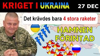 27 Dec FENOMENALT Ukrainarna FÖRSTÖR 20 AV RYSKA SVARTAHAVSFLOTTAN  Kriget i Ukraina förklaras [upl. by Linsk869]