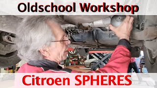 Citroen C5 hydropneumatic suspension problem spheres regeneration ENG  FR SUB [upl. by Soisanahta]