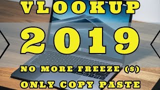 VLOOKUP 2019😱 No more Freeze😱 only copy and paste 💪💪  Vlookup formula with Advanced Excel [upl. by Ednarb]