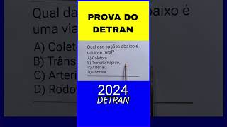 como passar na prova teórica do detran 2024 quais as questões que mais cai na prova do detran 2024 [upl. by Oriana]