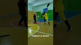 Halberd vs Sword combat medieval halberd video sword [upl. by Bekki]