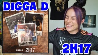 DIGGA D  2K17  UK REACTION 🔥🔥 [upl. by Devinna]