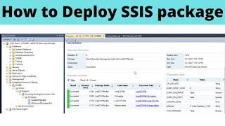 53 SSIS Package deployment step by step  Deploy SSIS package  Deploy SSIS project to ssis catalog [upl. by Centonze]