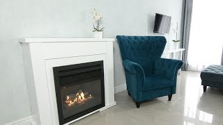 Lincoln – the true instant fireplace Intelligent traditional bio ethanol fireplace [upl. by Nwahsek]