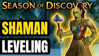 Shaman Leveling Guide 125 in Season of Discovery Classic WoW [upl. by Airliah]