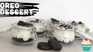 OREO Kuchen ohne Backen  OREO Dessert im Glas  No bake Oreo cheesecake  Oreo Rezepte [upl. by Hemphill]