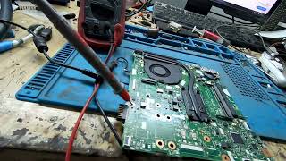 Dell Inspiron 15 laptop motherboard 153411 no display Solved Hindi  Power indicator Blinking [upl. by Drus]