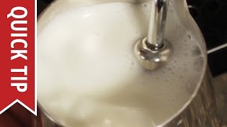 Quick Tip Six Common Milk Frothing Mistakes [upl. by Myrna]