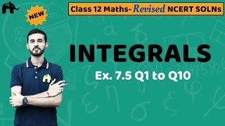 Integrals Class 12 Maths  Revised NCERT Solutions  Chapter 7 Exercise 75 Questions 110 [upl. by Maxima]