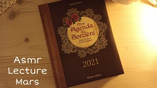 Asmr 🎙️ Mon Agenda de Sorcière 🧙‍♀️ Mars 2021 🌱 Plantes et potions 🌿 Chuchotements [upl. by Proffitt]